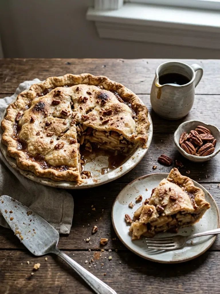 Maple Pecan Apple Pie