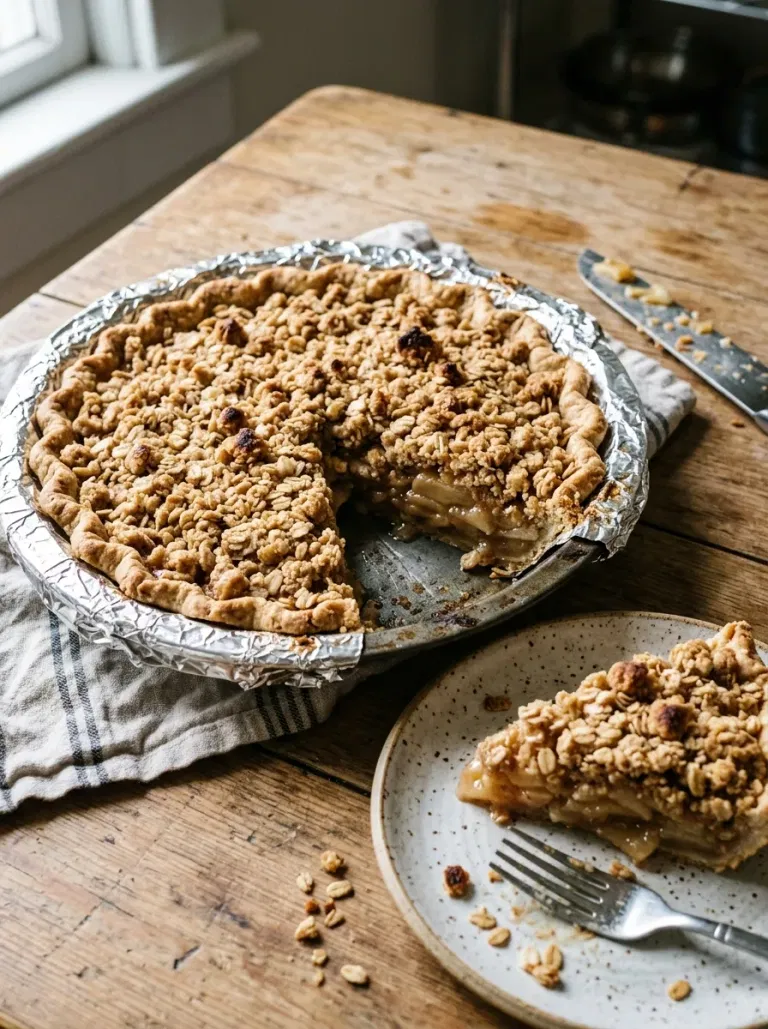 Dutch Apple Crumble Pie