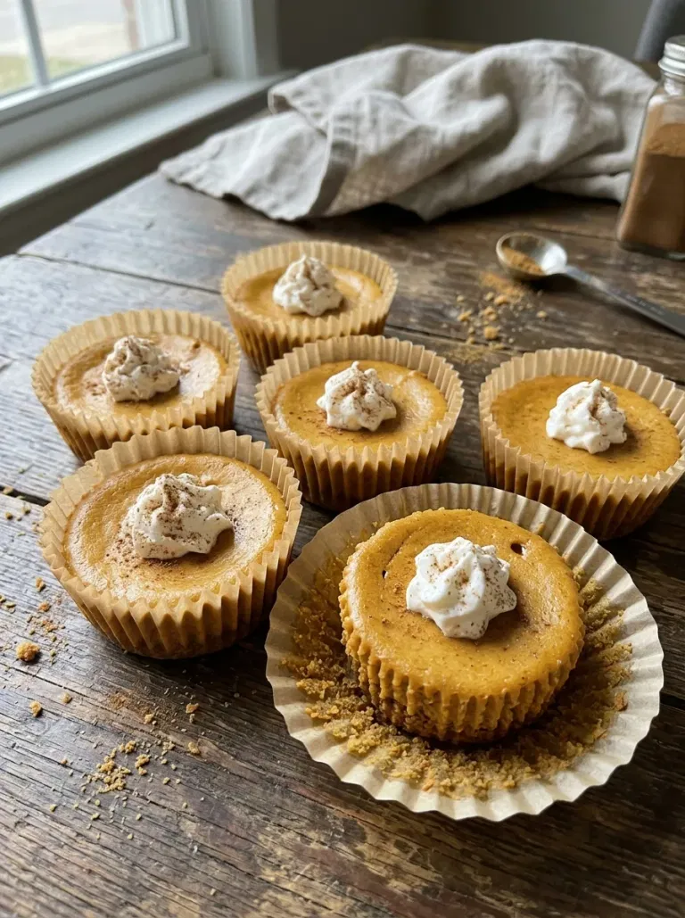 Mini Pumpkin Cheesecakes