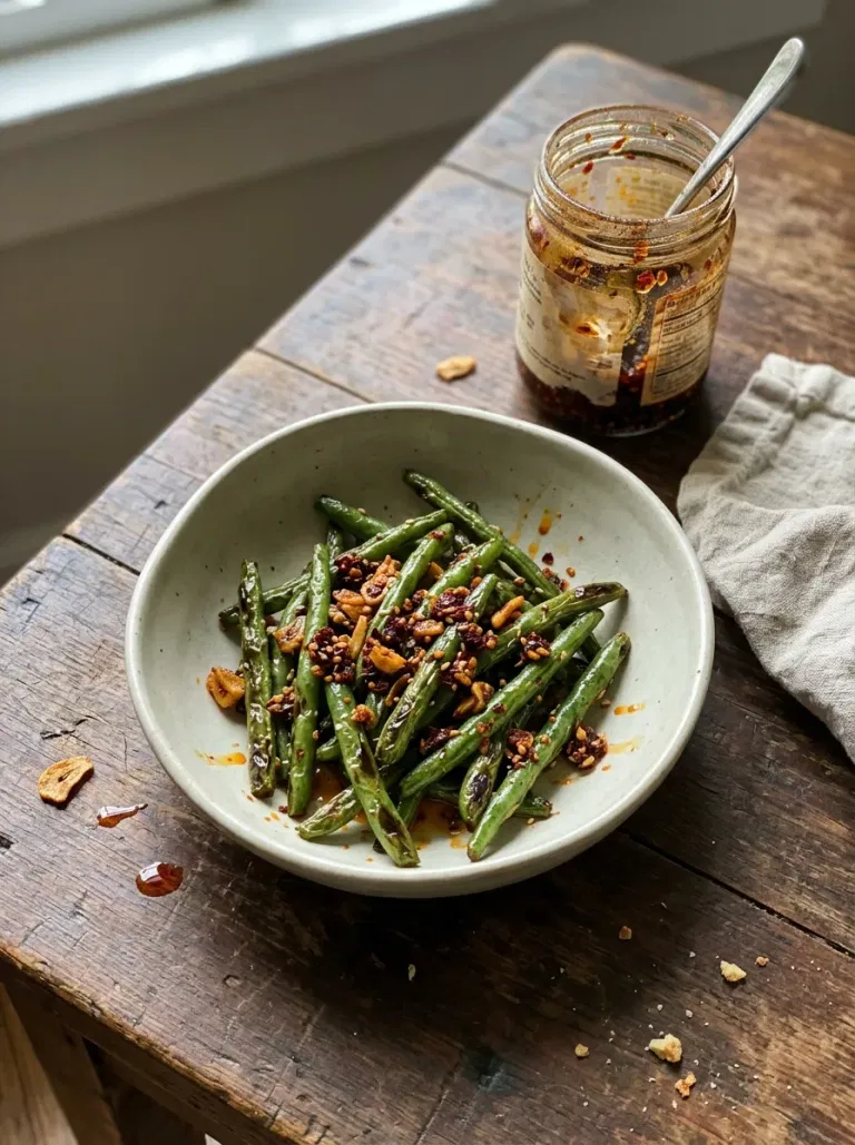 Garlic Chili Crisp Beans