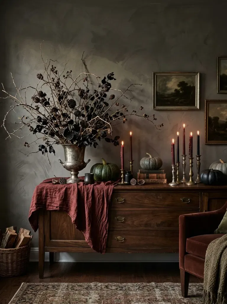 Dried Thorny Branch Arrangement