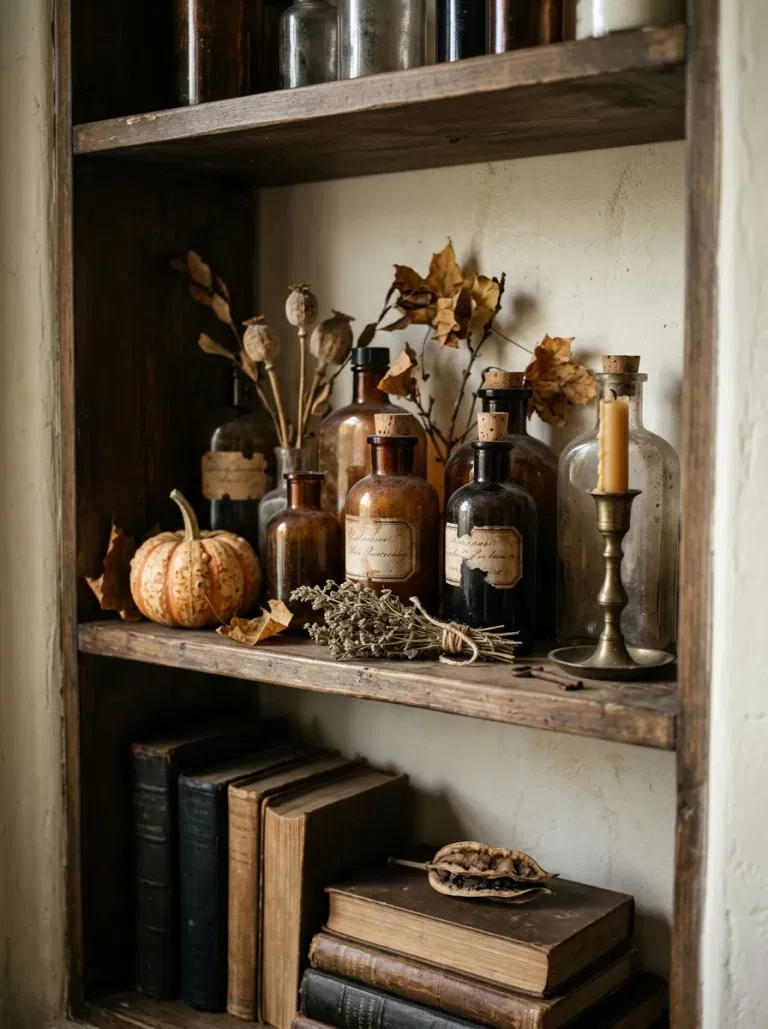 Apothecary Bottle Shelf