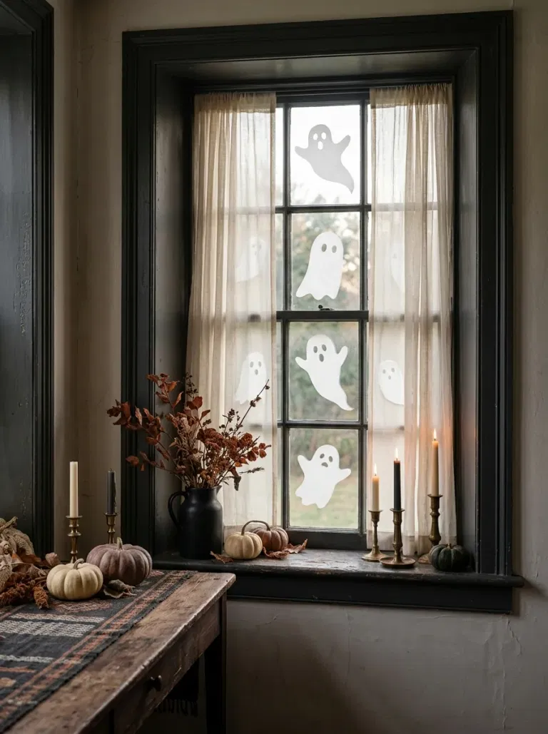 Ghostly Window Silhouettes