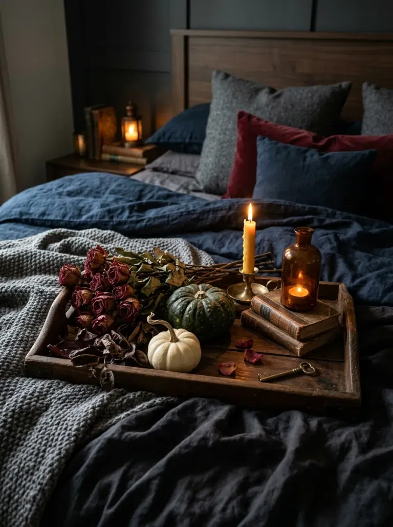 Moonlit Bedroom Drapery