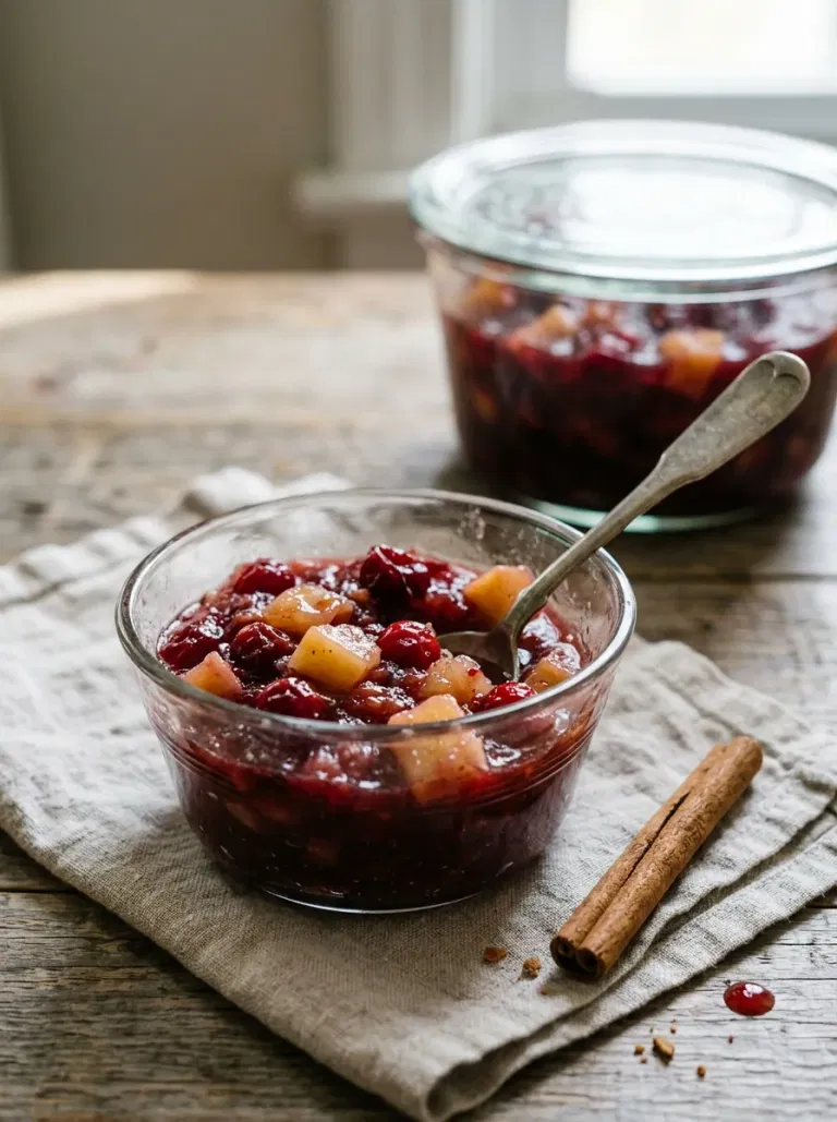 Three-Day Cranberry Apple Chutney