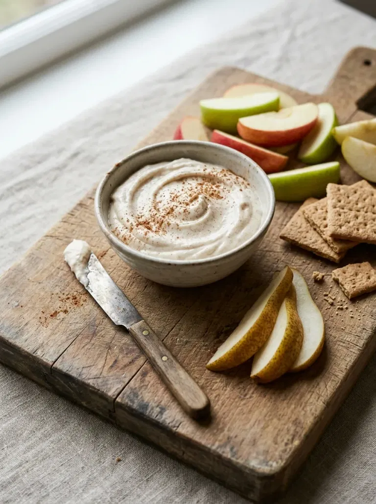 Cinnamon Cream Cheese Fruit Dip