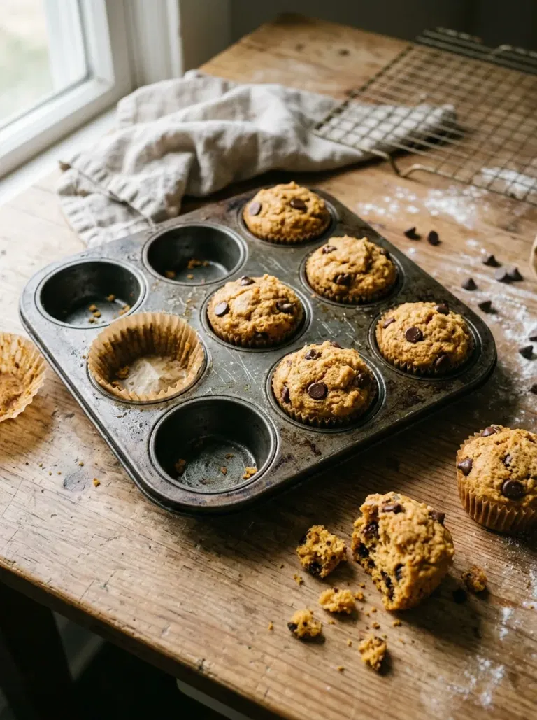 Pumpkin Chocolate Chip Mini Cakes