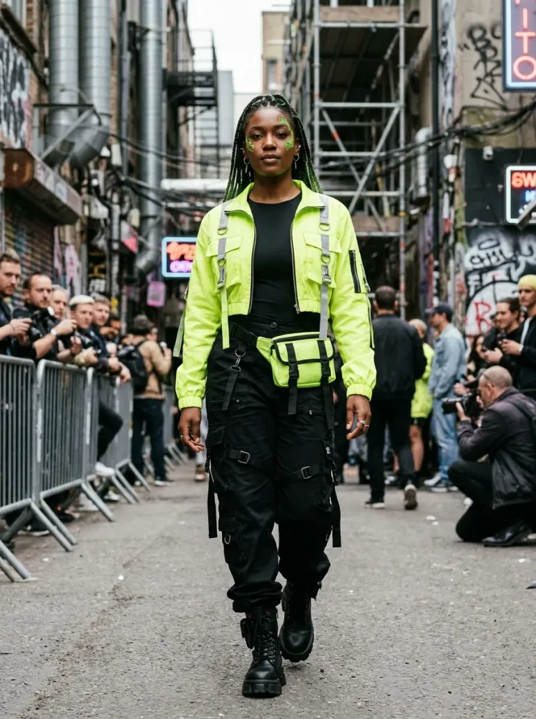 Cyberpunk Runway Rebel