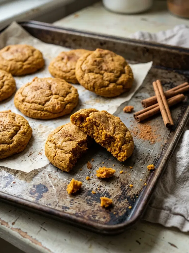 Pumpkin Spice Soft Cookies