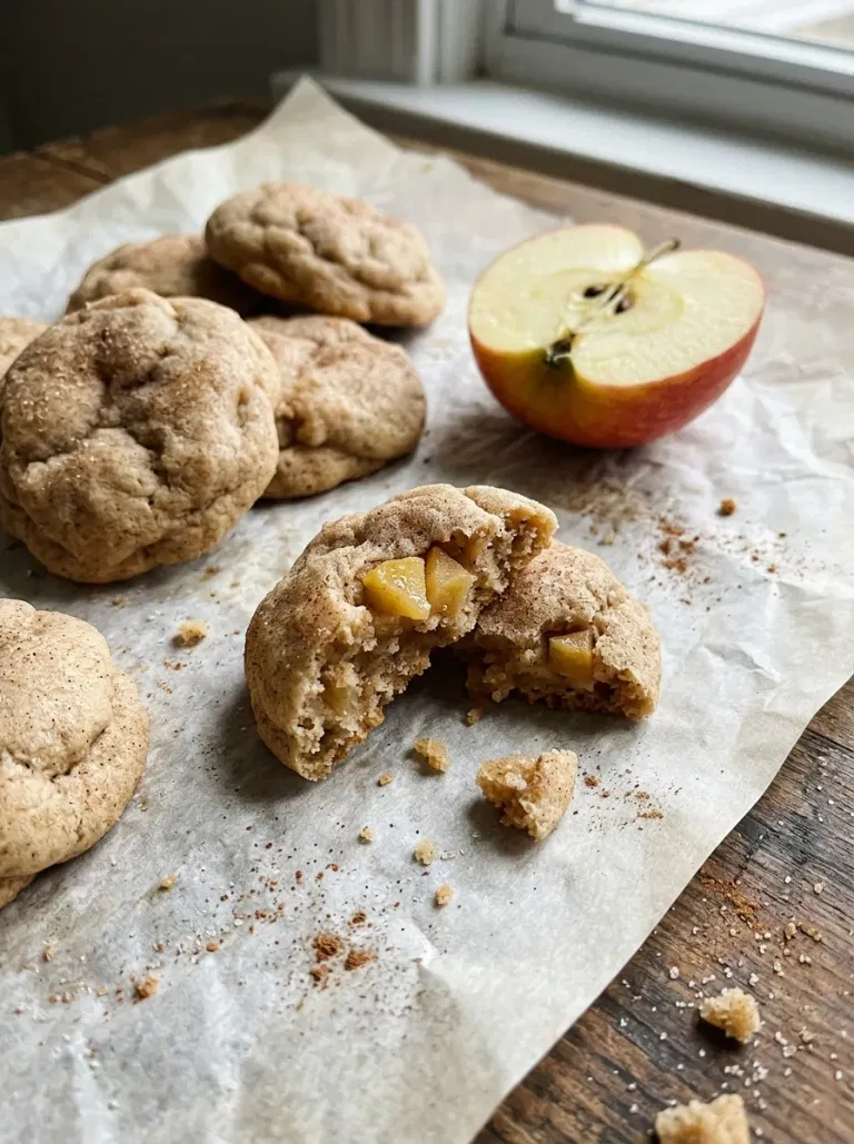 Chewy Apple Cinnamon Cookies