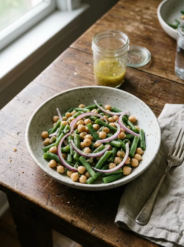 Green Bean and Chickpea Salad