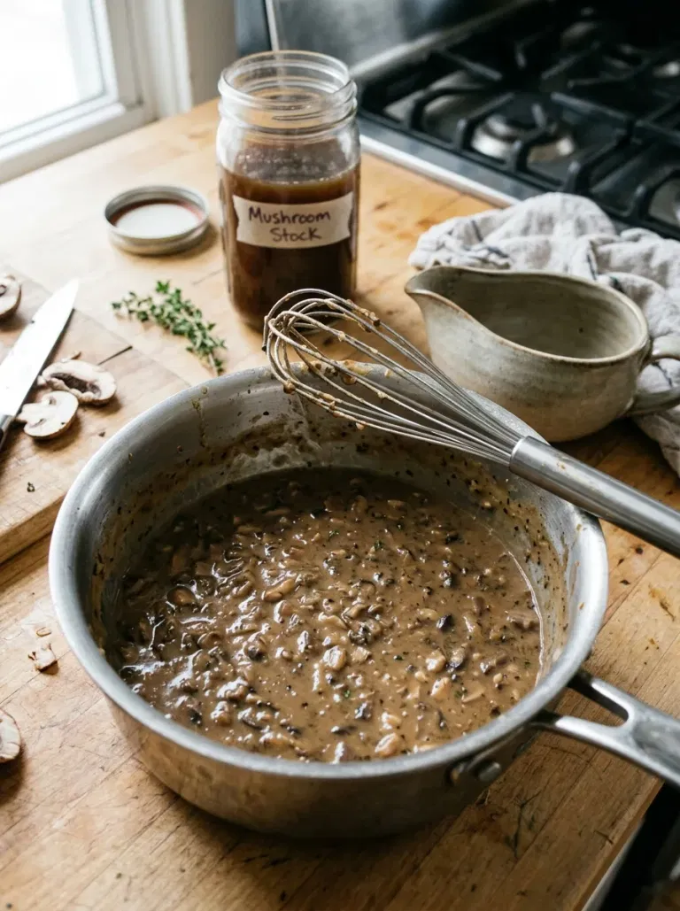 Make-Ahead Mushroom Gravy