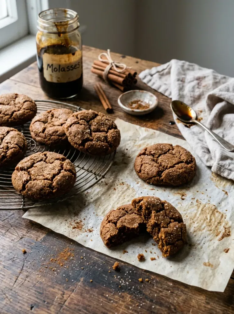 Pumpkin Molasses Spice Cookies