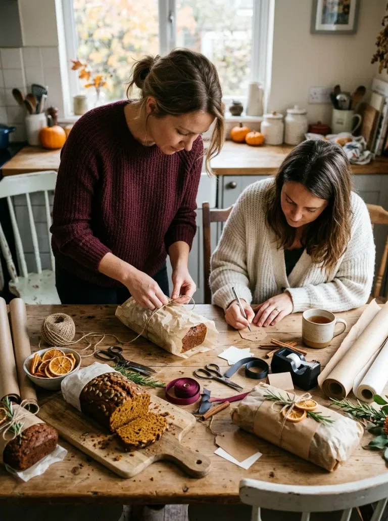 Pumpkin Bread Gift Wrap