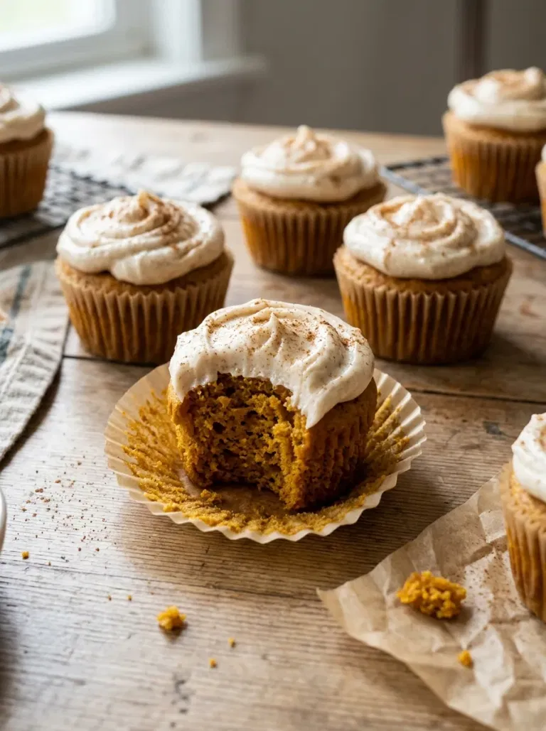 Pumpkin Maple Cupcakes