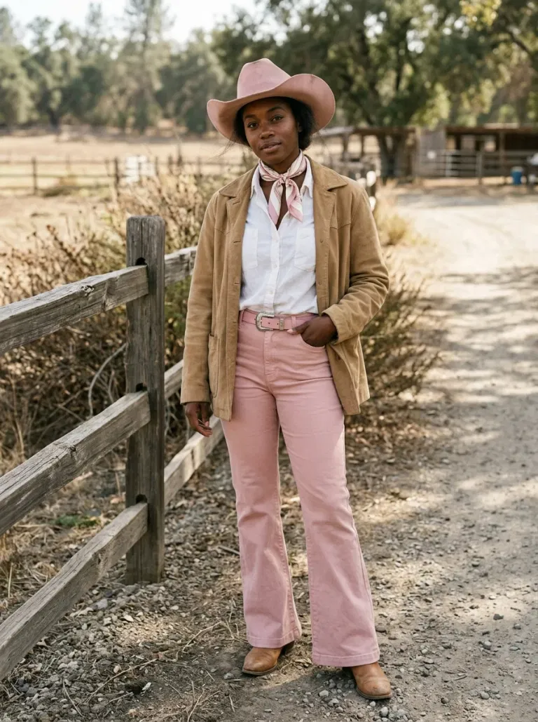 Blush-Pink Cowgirl