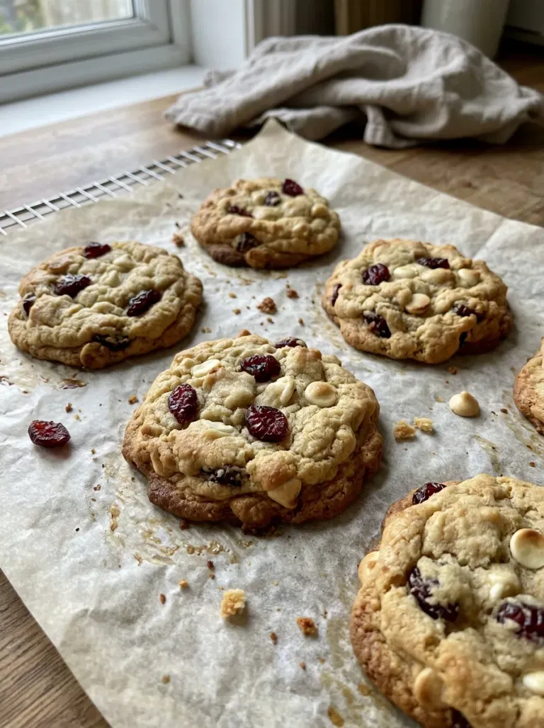 Cranberry White Chocolate Cookies