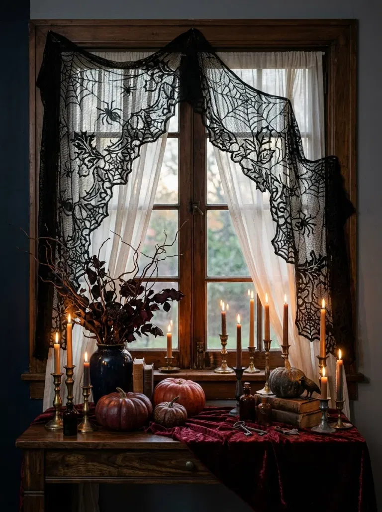 Rust Linen Dinner Setting