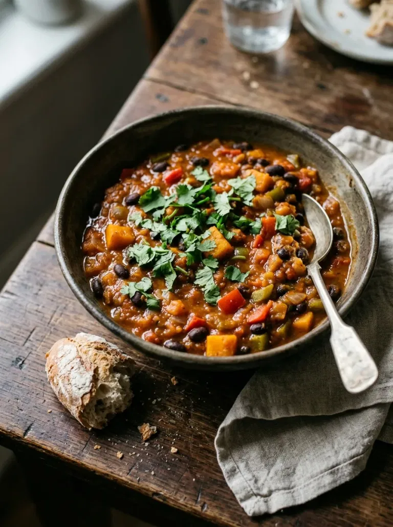 Pumpkin Black Bean Chili