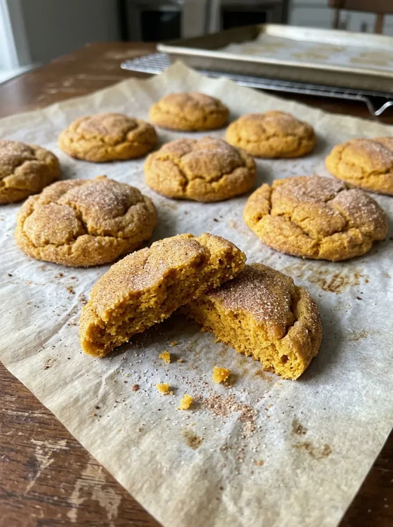 Pumpkin Snickerdoodle Cookies