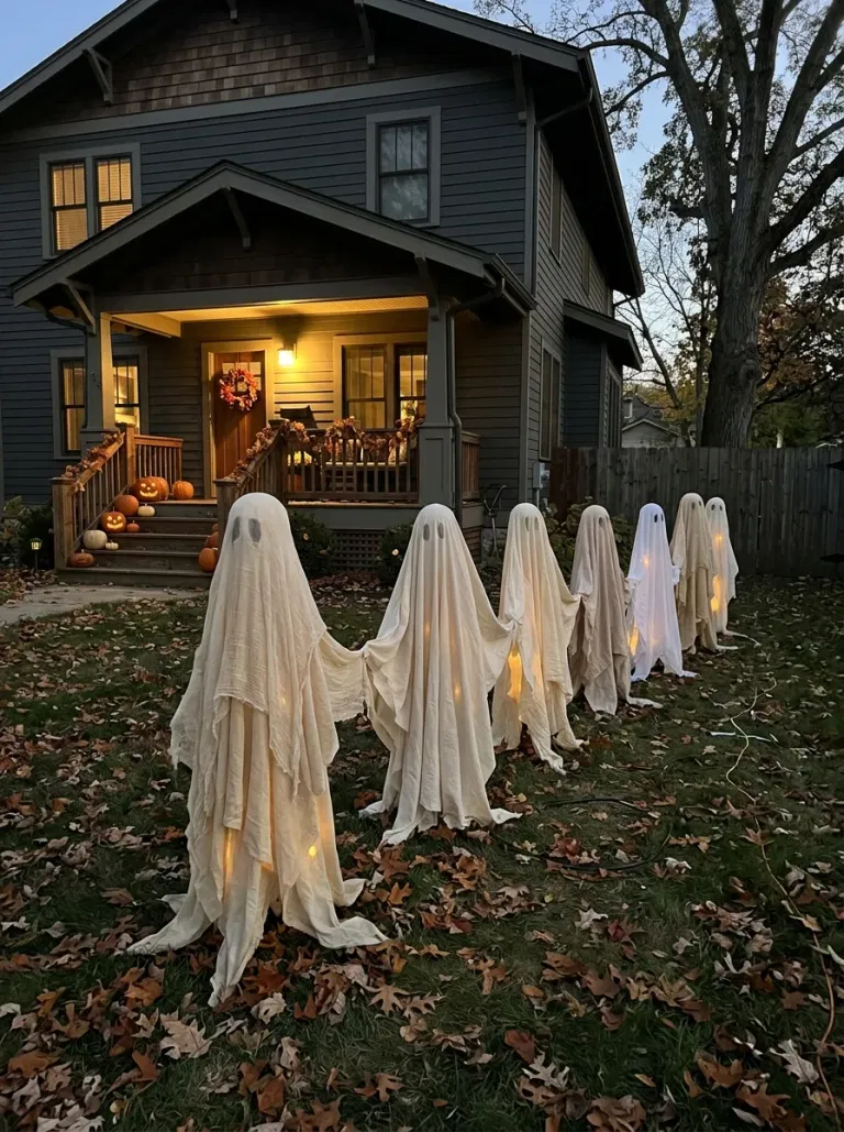 Ghost Procession on the Lawn
