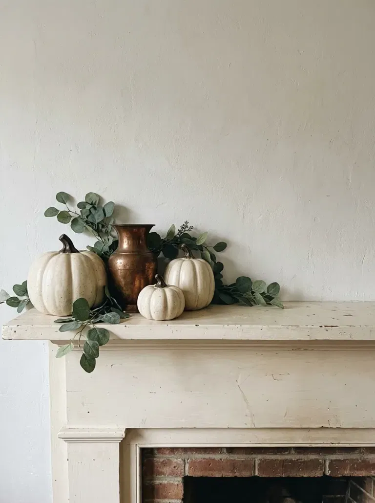 Copper and Cream Mantel Layers