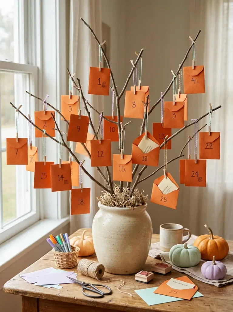 Candy-Free Joke Envelope Tree