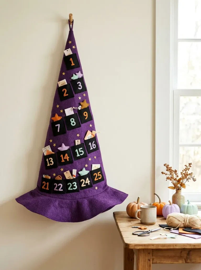 Storybook Witch’s Hat Calendar