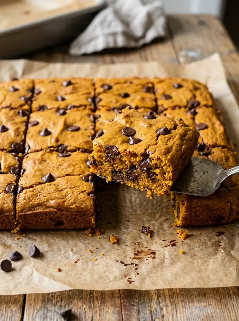 Chocolate Chip Pumpkin Bars