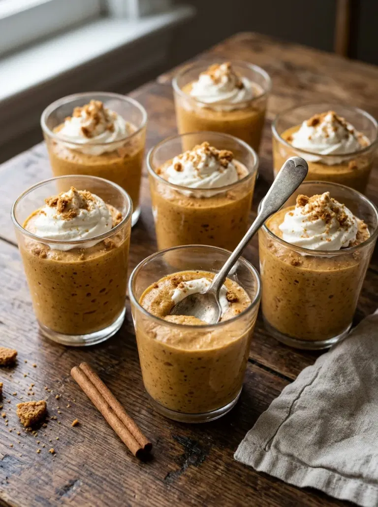 Pumpkin Spice Mousse Cups