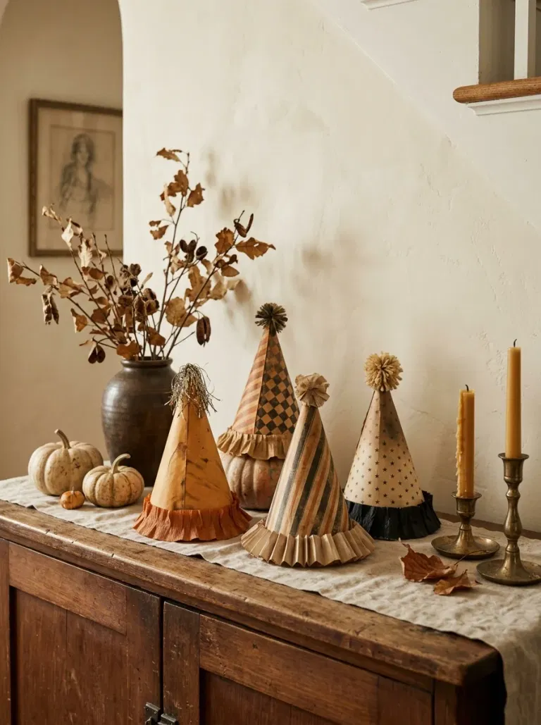Retro Cone Party Hats