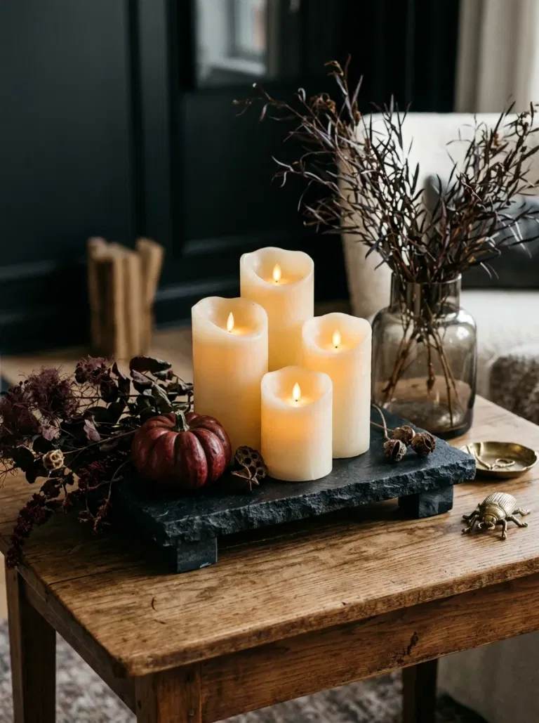 Black Ceramic House Lanterns