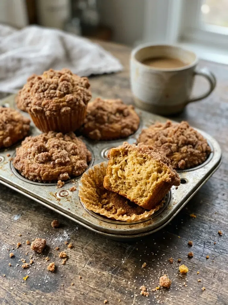Pumpkin Streusel Muffins