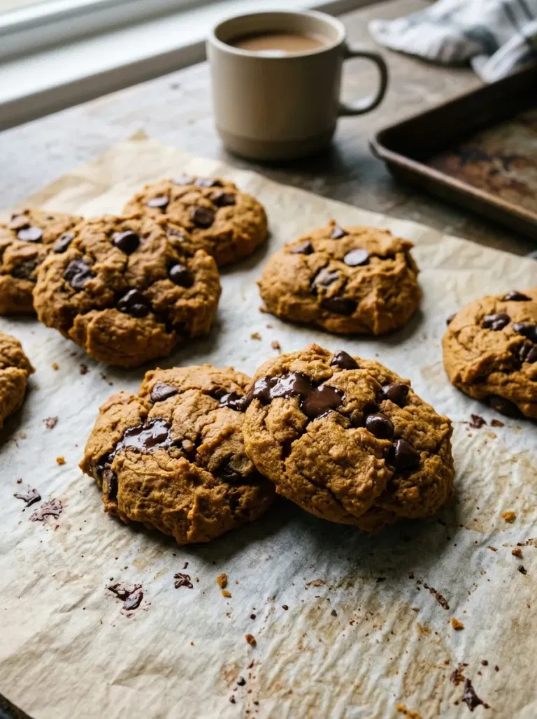 Pumpkin Chocolate Chip Cookies
