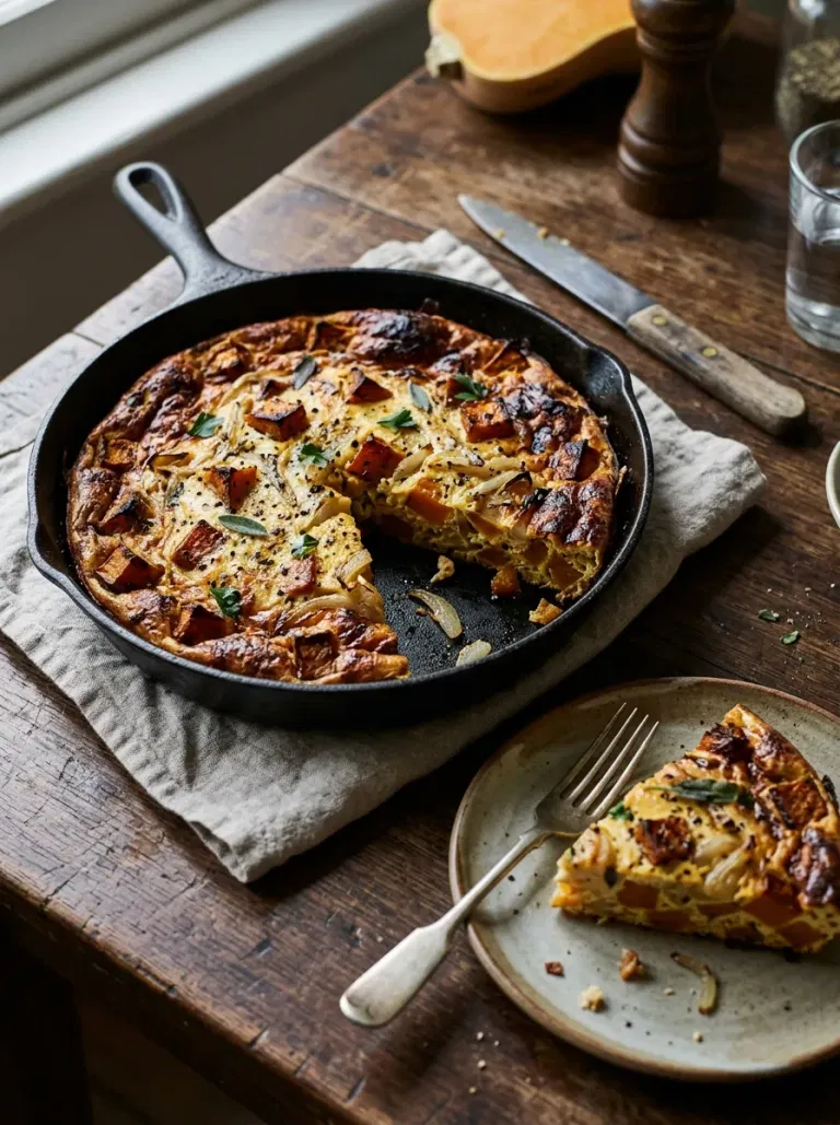 Savory Pumpkin Breakfast-for-Dinner Frittata