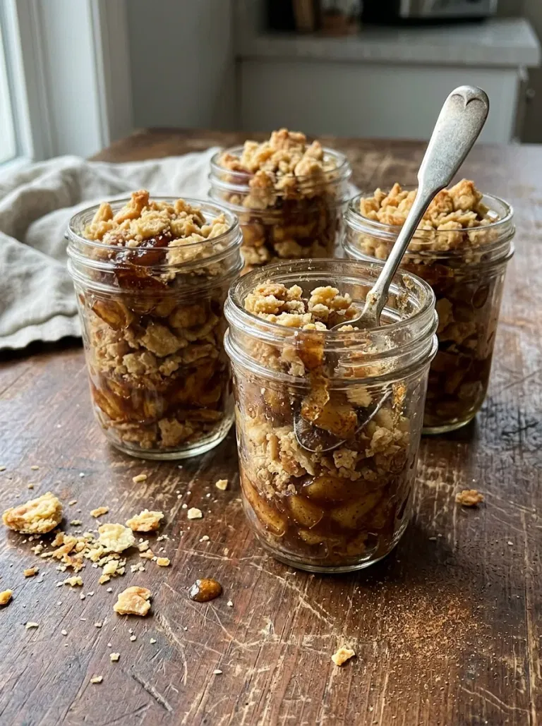 Mini Apple Pie Jars
