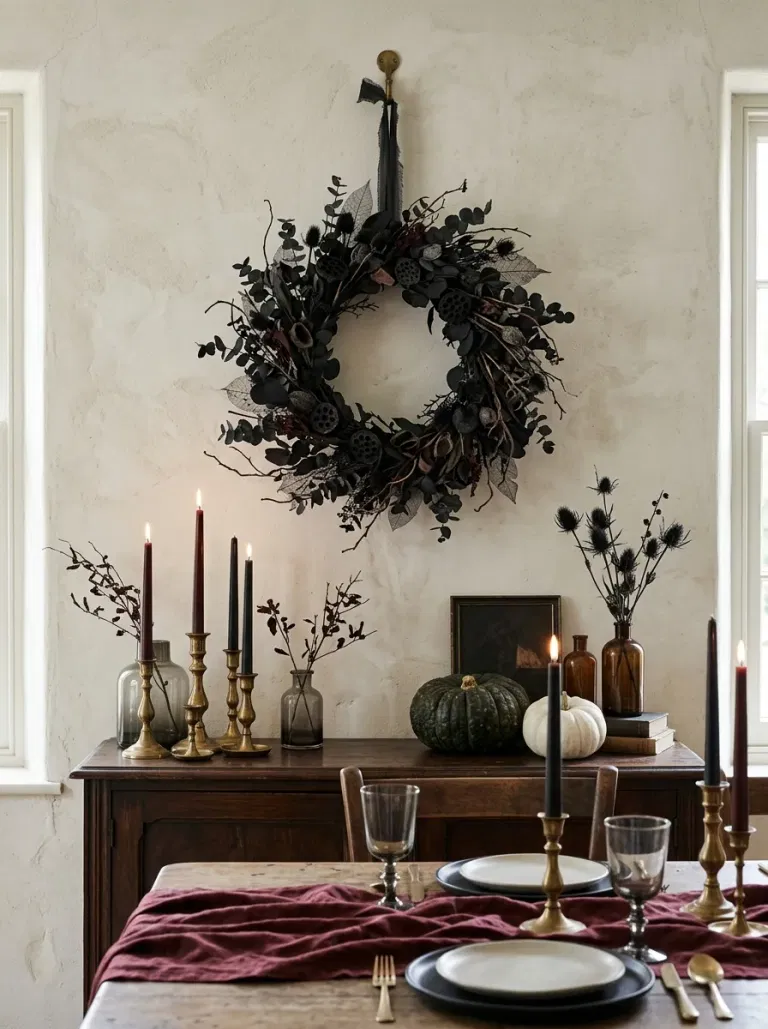 Chocolate Linen Table Layers