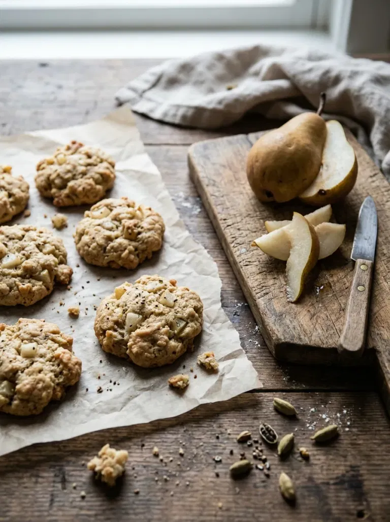 Pear Cardamom Cookies