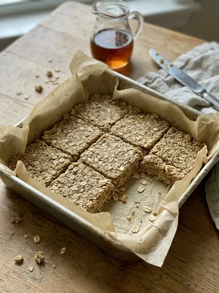 No-Bake Maple Oat Bars