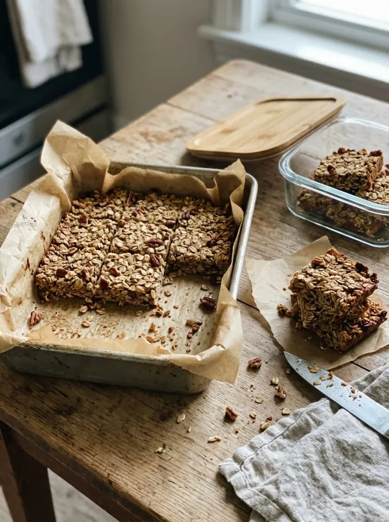 Maple Pecan Oat Bars