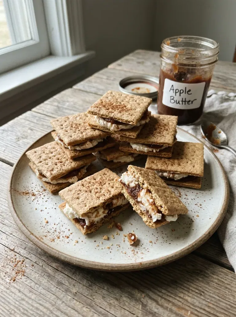 Apple Pie Graham Cracker Sandwiches