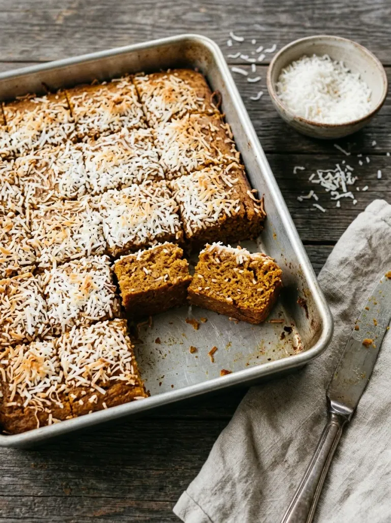 Pumpkin Coconut Bars