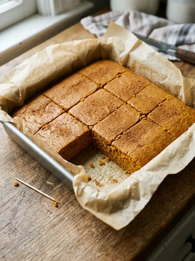 Classic Soft Pumpkin Spice Bars