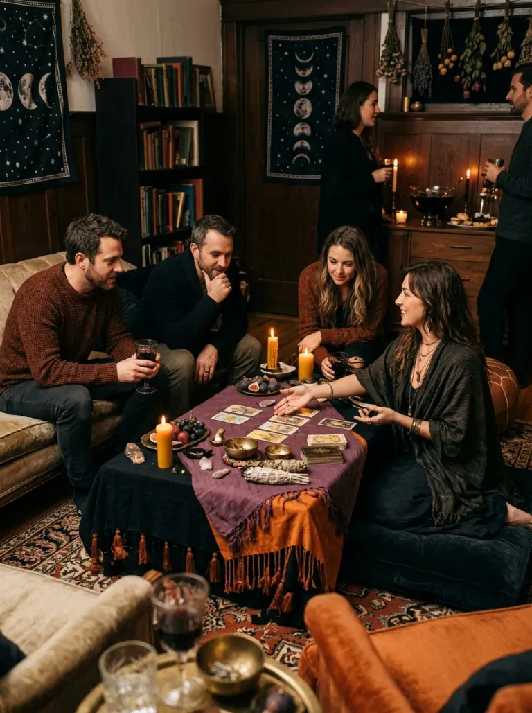 Tarot-Inspired Conversation Lounge