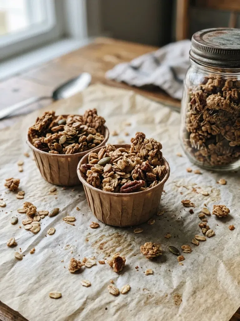Maple Granola Snack Cups