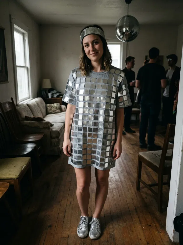 Silver Disco Ball