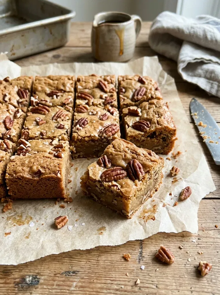 Maple Pecan Blondies