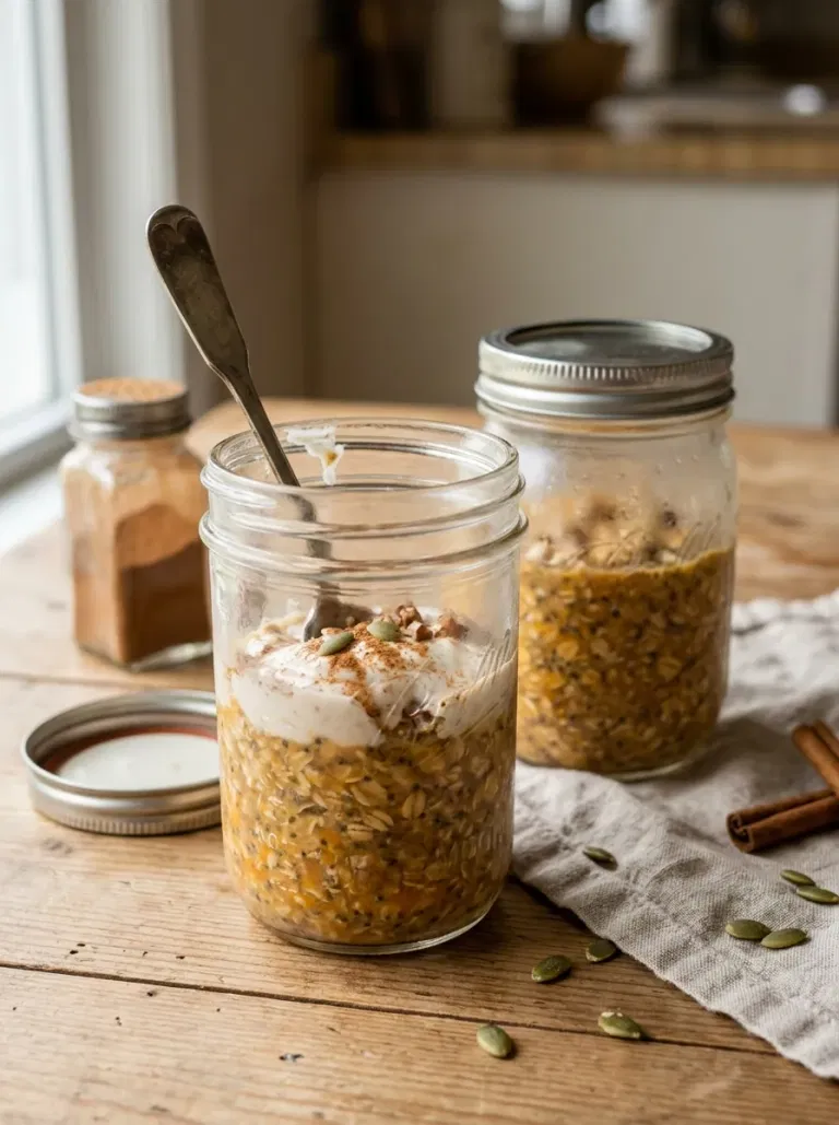 Pumpkin Spice Overnight Oats