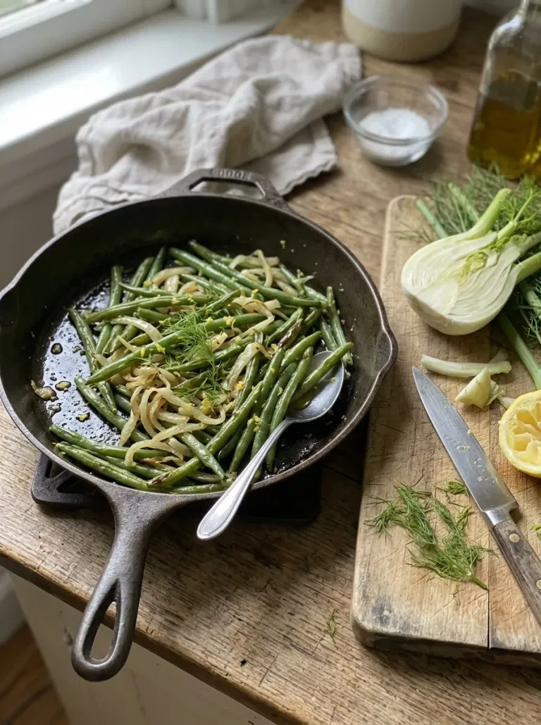 Sautéed Green Beans with Fennel