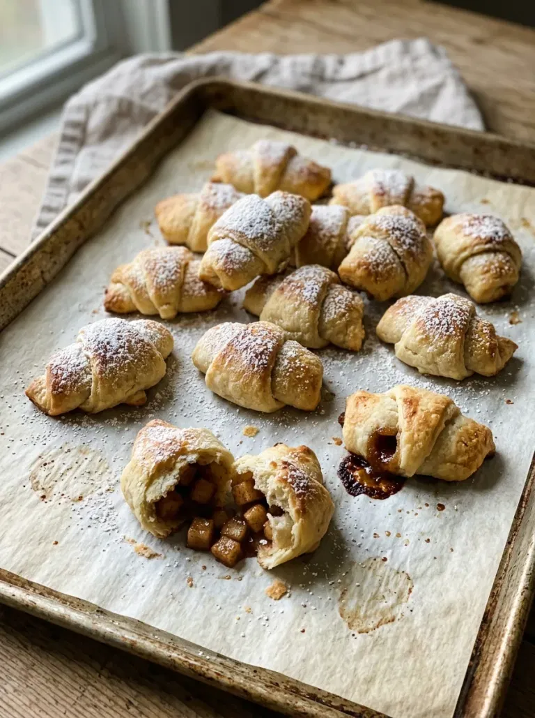Mini Apple Pie Crescent Bites